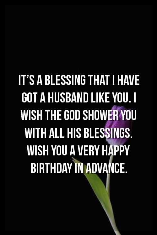 best birthday wishes for husband in english